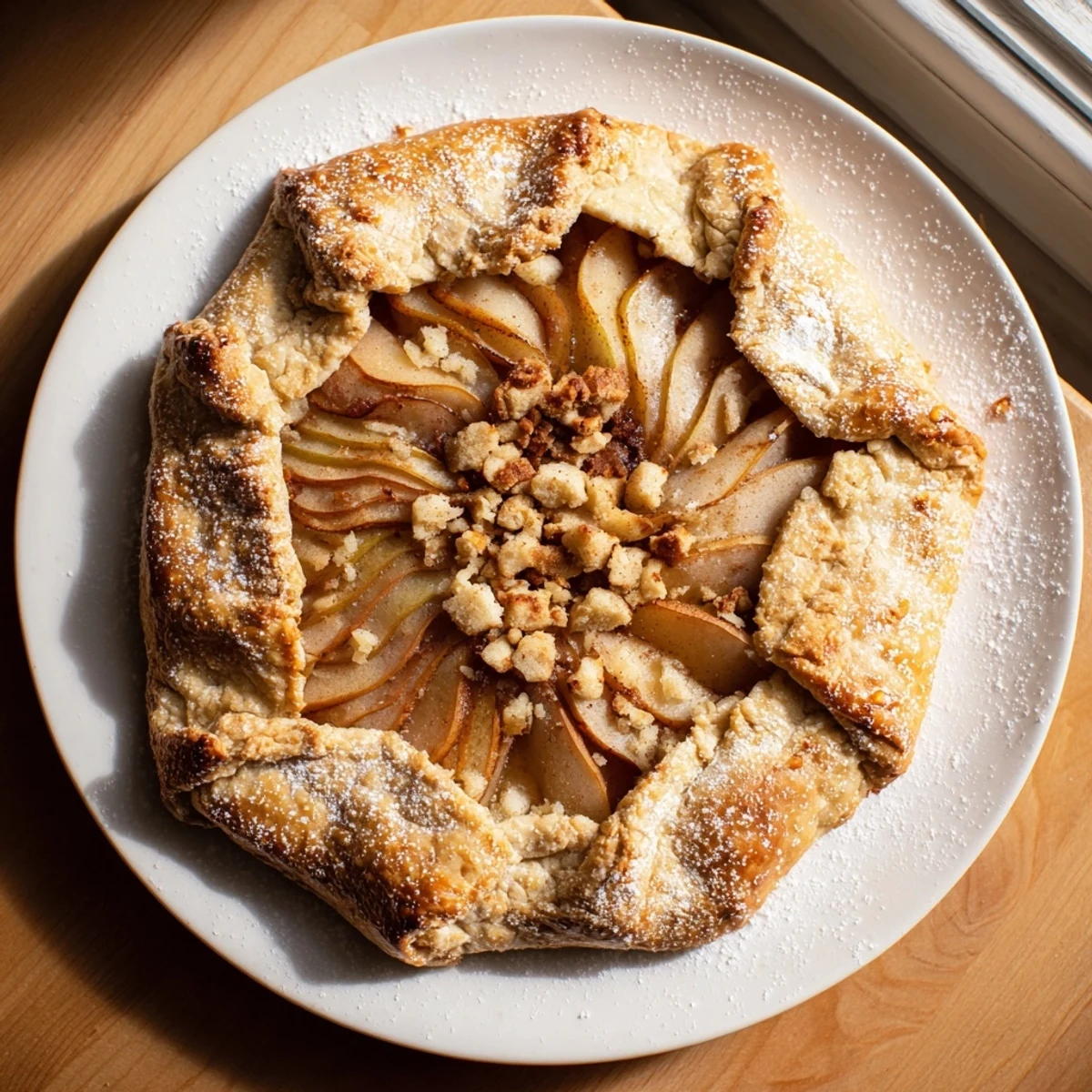 Rustic Pear Ginger Galette