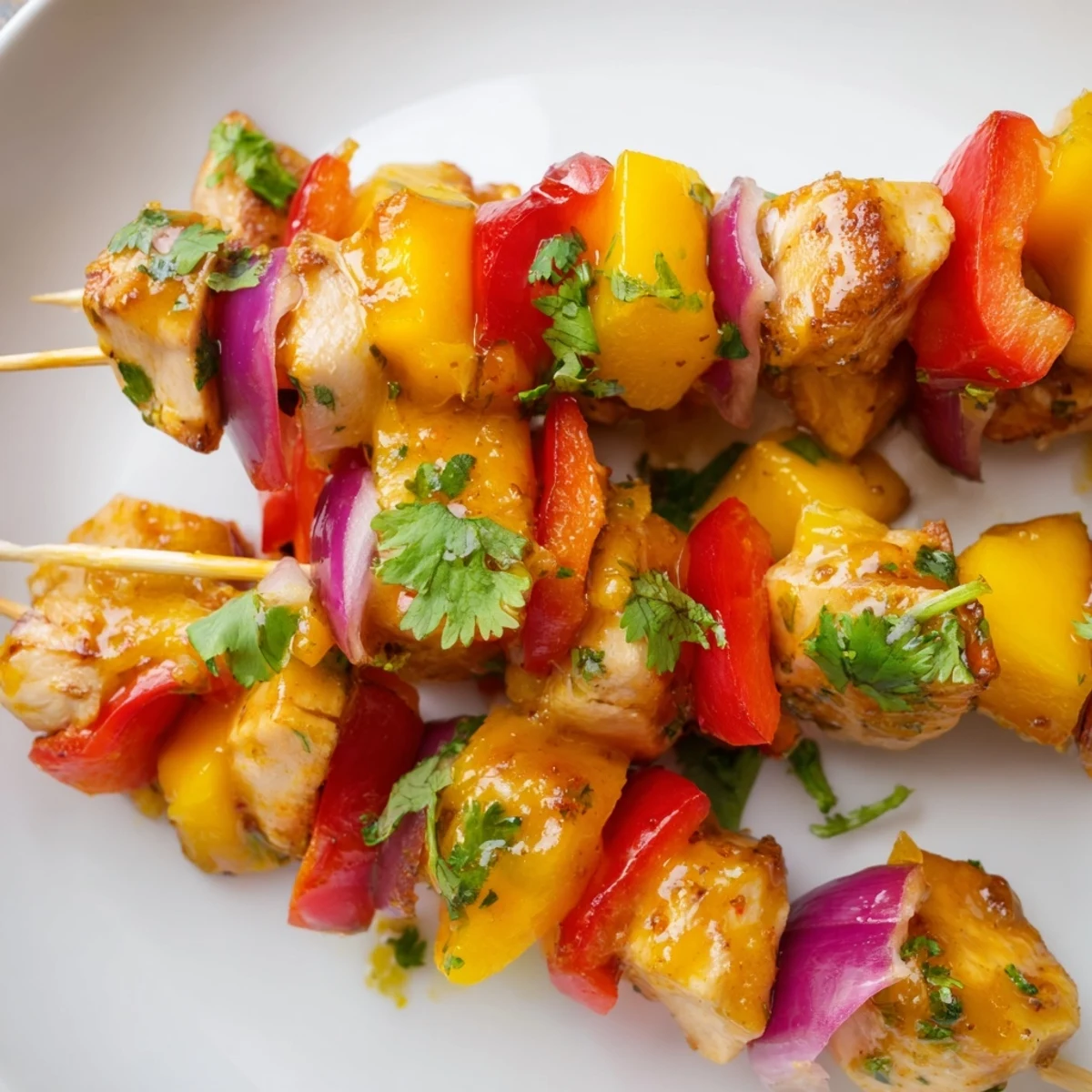Mango Lime Chicken Skewers