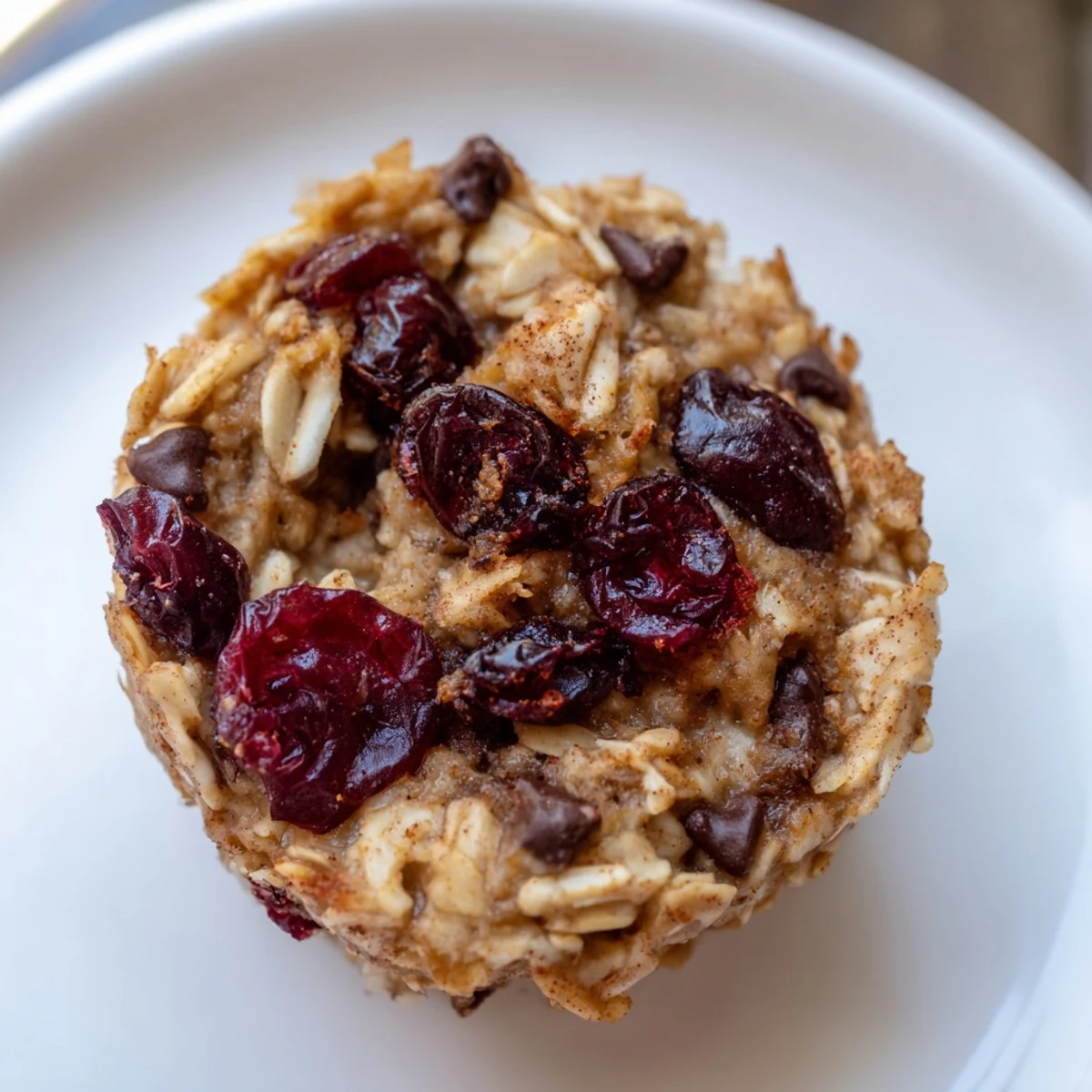 Freshly baked and cooling, these easy Baked Oatmeal Cups are ideal for meal prep.