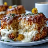 Dandelion Honey Scones Cream