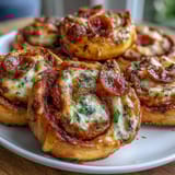 Pizza Pinwheels Pepperoni Mozzarella