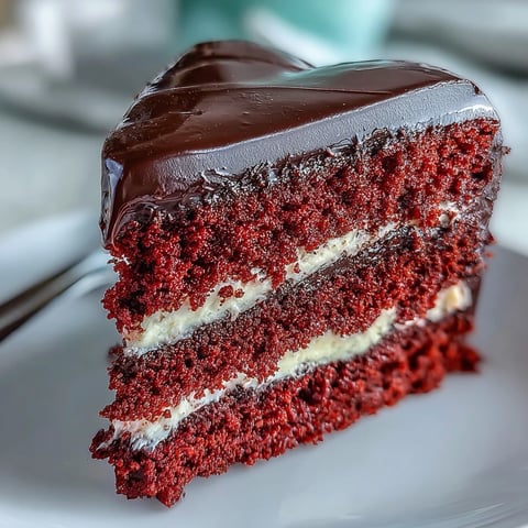 Freshly sliced Red Betty Boop Heart Cake reveals moist red velvet layers and velvety cream cheese frosting.