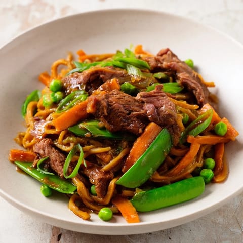 Skillet Beef Stir-Fry Snap Peas
