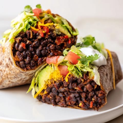 Smoky Black Bean Burrito