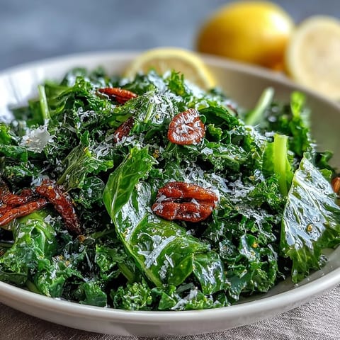 Zesty lemon vinaigrette coats peppery arugula leaves, topped with delicate Parmesan shavings and optional pine nuts.