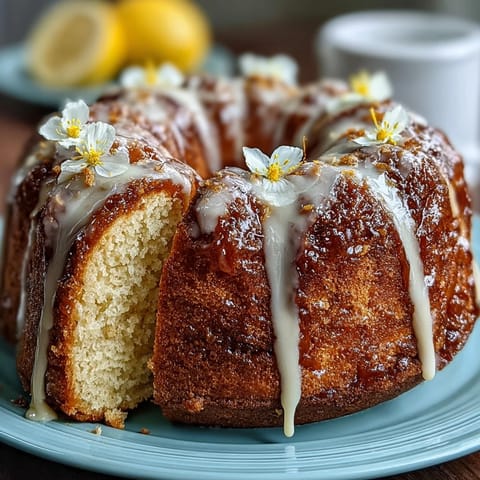 Mothers Day Lemon Drizzle Cake