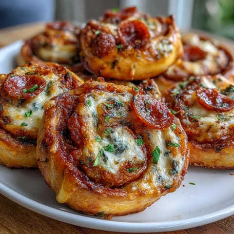 Pizza Pinwheels Pepperoni Mozzarella