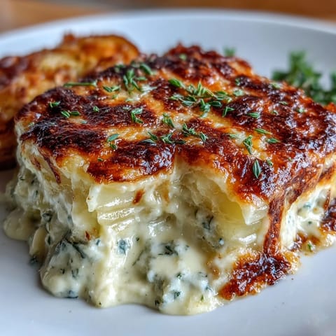 Creamy Scalloped Potatoes Gruyere