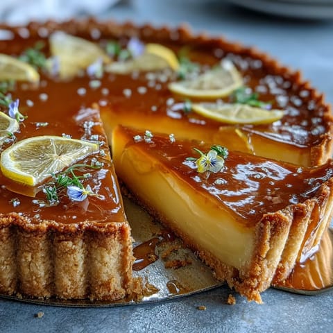 Gorgeous Lemon Curd Spring Tart ready for a festive spring dessert spread.