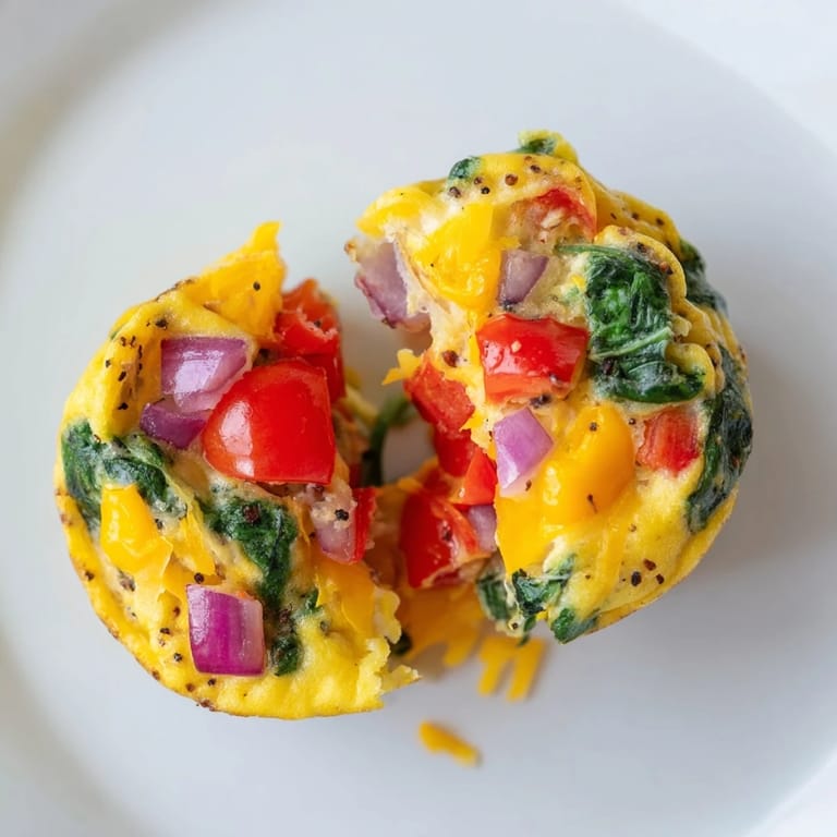 Warm Customizable Egg Muffins, displaying a satisfying texture and mix-ins, ready to be enjoyed.