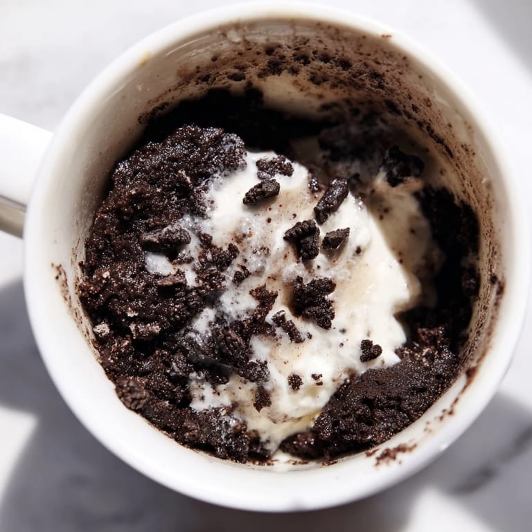 This Oreo Mug Cake is soft and delicious, ready in minutes with a simple recipe.