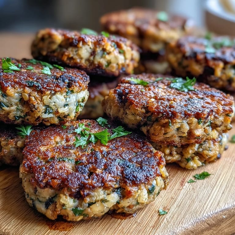 Sizzling Black-Eyed Pea Burger Patties pan-fried in a skillet, crisped edges and savory spices visible.