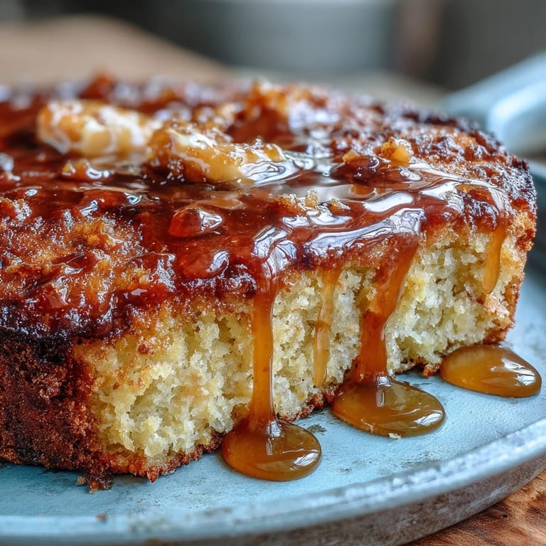 Classic Soul Food Cornbread Skillet with Honey Butter: a golden, fluffy cornbread slice topped with creamy honey butter, perfect for family dinners.