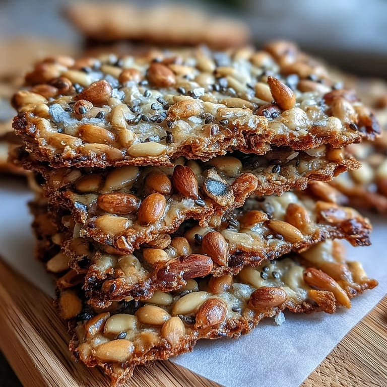 Wholesome homemade seed crackers, thin and baked to a perfect, satisfying crunch.